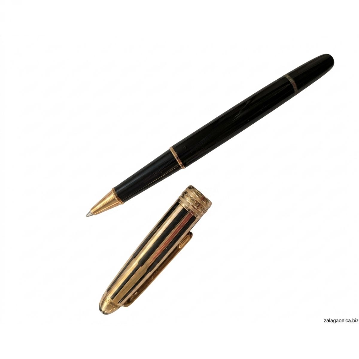 Montblanc Meisterstück Solitaire Doué Gold & Black Rollerball (u kutiji s papirima)