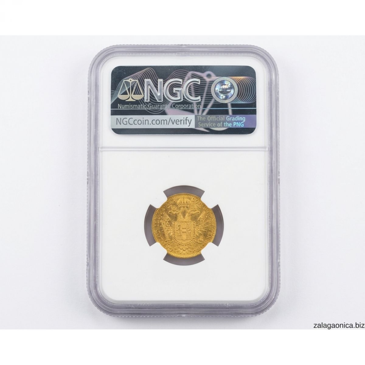 Zlatni dukat 1848 A – Ferdinand I. (NGC AU 53)