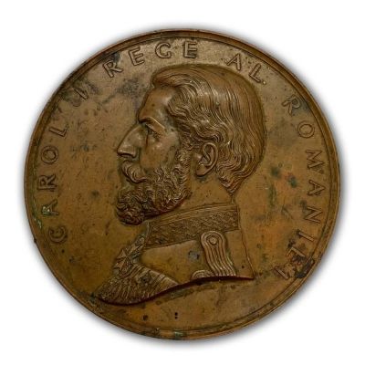 Plaketa- Carol I Rege Al Romaniei-Rumunjska/5 godina nezavisnosti