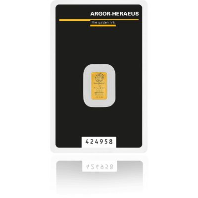 Zlatna poluga, 1 gram- Argor-Heraeus