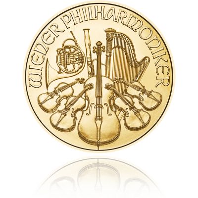 Zlatnik Bečki Filharmoničar 1 unca (1 oz) – 999,9 čisto zlato – Investicijsko zlato, Austrija