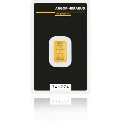 zlatna poluga 2g | Argor-Heraeus