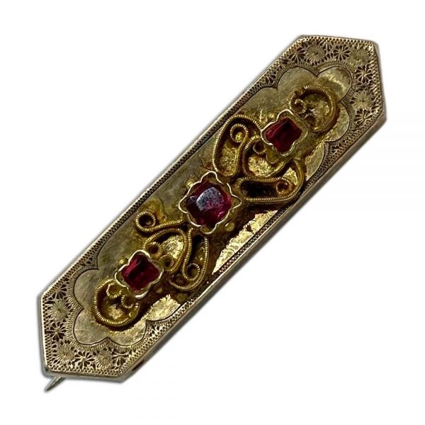 Antikni broš -Zlato/Srebro