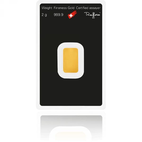 Zlatna poluga -2 grama Argor Heraeus