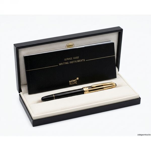 Montblanc Meisterstück Solitaire Doué Gold & Black Rollerball (u kutiji s papirima)